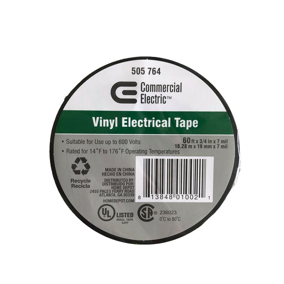 Black Electrical Tape | Commercial Electric